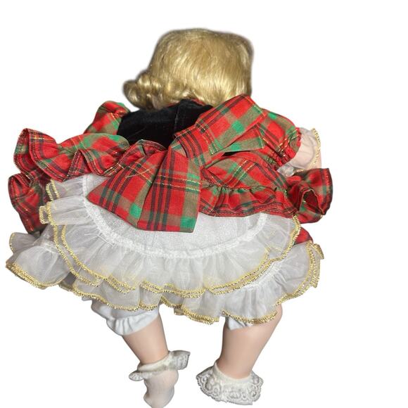 Vtg Ashton Drake Babys First Christmas Porcelain Collectible Doll & Ornament '96 - Picture 6 of 11